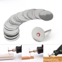 10 Pcs/set Mini Circular Saw Blade Stainless Steel Cutting Disc Rotating Drilling Tool Accessories