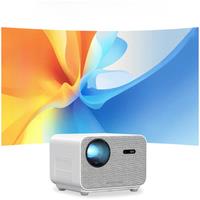 BYINTEK LOVE U12 Full HD 1080P Projector 4K Audio with 800 ANSI and WiFi6 Bluetooth 5.2 Android Home Theater Cinema Projectors