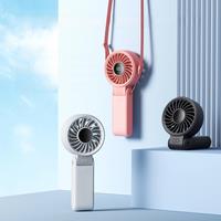 JISULIFE Portable Handheld Fan with LED Display,5 Speeds,5000mAh,150Folded,3-IN-1 Hand/Desk/Neck Multifunction Personal Fan
