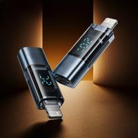 Toocki USB C To Lighting Adapter For iPad 20W Output Digital Display OTG Converter For iPhone 14 13 12 11 Pro Max 8 7 Connector