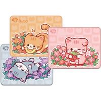 Akko Cute Cat / Capybara Theme Mouse Pad 36X28cm Cartoon ESports Game Keyboard Mice Pad Kawaii