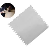 1Piece Square Toothed Stainless Steel Scraper Art Ceramic Tools Clay Drawing Tools Sculpture Toothed Scraper