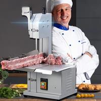 Commercial Desktop Bone Sawing Machine Cutting Cattle Sheep Bones Frozen Meat Pig's Trotters Fish Meat Electric Bone Cutting