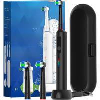 Smart Wireless Charging Rotating Electric Toothbrush, 3 Modes Rechargeable Rotation Toothbrush