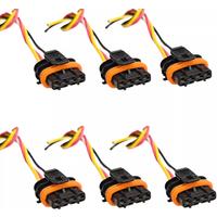 5/6 Ignition Coil Connector for Volvo V60 V70 XC70 XC90 30713416, 30713417, 307134160, 9125601, 91256010, 91256016,0221604001