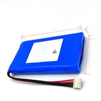 1-10PCS 134*73*19mm Batteries 7.4v 12500mAh Li-Ion Rechargeable Battery Pack 4-wire 2.54 connector For monitoring instrument