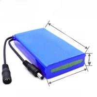 1-8PCS batteries 7.4V 10000mah battery For Sound night fishing lamp Control RC Fish Finder Bait Boat Spare Parts with DC 5.5*2.1