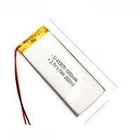 1000mah 3.7V Polymer battery with protection For Smart LED wardrobe light Smart watch Bluetooth product 433070 4025100 4025130