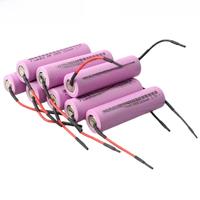 8PCS 18650 batteries Lithium Li 3.7v Rechargeable battery DIY wire 3300mAh For LED light,mobile power supply,mobile devices