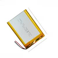 3.7V 5000mAh Lipo Polymer Battery 805575 For mobile power GPS navigation Bluetooth speaker battery 705575 755575