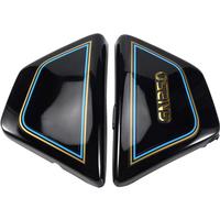 1 Pair Right & Left Frame Side Covers Panels For Suzuki Motorcycle Parts Gn 250 Gn250 Gn250 Motorcycle Parts Black