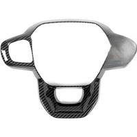 For Ford Ranger 2023 Car Steering Wheel Decorative Cover Trim Interior Accesorios - ABS Carbon Fiber