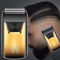 Electric Shaver Face Hair Shaver Dry and Wet Dual Use Removable Fast Charging Portable Razor Beard
