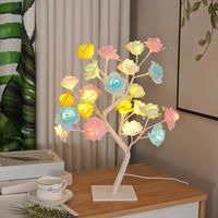 36LED/108LED Table Lamp, Rose Light String, Tree Night Lights, USB Powered Lighting, for Girls Lover Party Camping Summer Decor