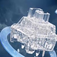 TTC Frozen Switch V2 Mechanical Keyboard Silent Mute Linear Switch 39g 3 Pins RGB Transparent Gaming Clear MX Silence Switches