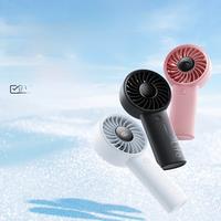 JISULIFE Handheld Fan,5 Levels of Strong Wind,Safety Lock,5000mAh Battery,LED Display,USB