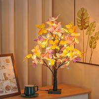 Tabletop Bonsai Tree Lights, Butterfly Tree Lamp, DIY Decorative LED Night Light,for Gift Party