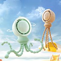 JISULIFE Portable Baby Stroller Fan,Air Purify Turbo Tech,Nature Wind,LED Light,5000mAh,Food-Grade
