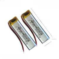 1-12pcs 3.7V Li polymer 601452 battery for Led light Point reading pen laser pen smart wear battery