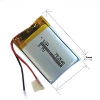 3.7V Li polymer 702540 802540 902540 102540 rechargeable battery For Bluetooth speaker LED lamp blood pressure instrument
