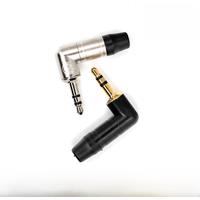 Neutrik 3.5mm Right-Angle Plug NTP3RC - Gold-Plated NTP3RC-B