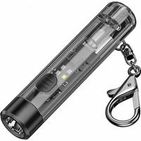 Carry Mini Keychain Light Super Bright Flashlight Charging USB Interface Can Hang Keys And Can Be Placed In Bags