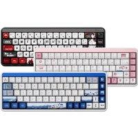 Akko JIN01 Santorini 65% Aluminum Mechanical Keyboard 68 Keys RGB Hot Swap BT 5.0/2.4G Wireless & Type-C Wired Gaming Keyboard