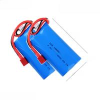 18650 Battery pack 20C 7.4V with T plug 3000mAh For remote control battery Toy model battery power Tools ship model T plug head