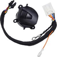 Car Red LED Steering Wheel Right Cruise Control Switch Button with Wiring for Ford Fiesta MK7 Escort Ecosport 2013-2015