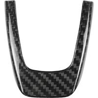Real Hard Carbon Fiber Sticker for Fiat 500 Abarth 595 2012 2013 2014 2015 Steering Wheel Trim Accessories