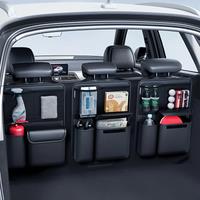 Car Trunk Hanging Bag Foldable Car Seat Back Tools Storage Organizer MPV Suv Sedan Rear Seat Washing Firefighter Shoes Pocket