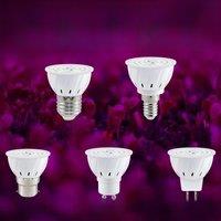 E27 LED Plant Grow Light Bulb Full Spectrum GU10 Spotlight MR16 Flower Seed Hydroponics Vegetable