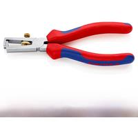KNIPEX 11 05 160 Universal Insulated Stripper with Opening Spring Easy Adjustment Extended Service Life 170Grams