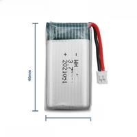 30C High rate Li polymer Lithium Battery 802540 600mAh For Drone model airplane model Polymer 40*25*8mm