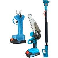 High Branch Shears, High Branch Saw, Extended Telescopic Pole, Garden Fruit Tree Thick Branch Electric Brushless Pruning Shears