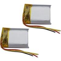 2pcs 3.7V 400mAh 1.48Wh Polymer Li Lithium Battery 902025 Thermistor 3 Wire For GPS MP3 Car Camera LED Light Bluetooth Speaker