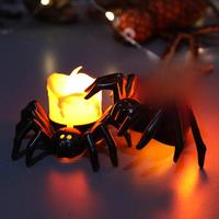 Halloween Lamp Led Electronic Luminescent Night Lights Spider Candle Lighting Party Store Unique Decoration