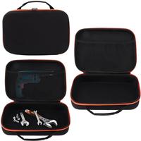Electrician Hardware Zipper Bag Protective Set Tools Case Hard EVA Storage Bags For Drill Tool Kit Waterproof Bag Carrying Box