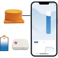 ME201WZ Wireless Zigbee Tuya Mobile App Detector Water Fuel Oil Liquid Level Sensor Alarm Indicator Remote Tank Monitor