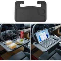 Portable Car Laptop Computer Desk Mount Stand Eat Work Car Steering Wheel Dining Table BracketDrink Food Coffee Tray Board