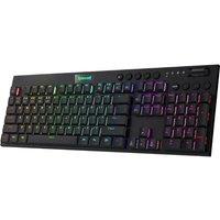 Redragon K618 Horus Wireless RGB Mechanical Keyboard, Bluetooth/2.4Ghz/Wired Low Profile Gaming
