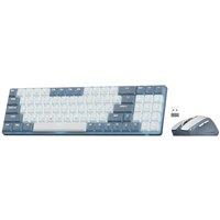 Redragon BS8772 Wireless Keyboard and Mouse Combo, 78 Keys 2.4Ghz Wireless Low-Profile Mechanical Keyboard w/ 2400 DPI Mouse