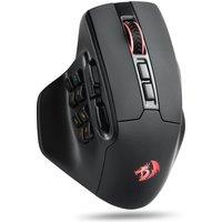 Redragon M811 PRO Wireless MMO Gaming Mouse, 15 Programmable Buttons RGB Gamer Mouse, 10 Side Macro Keys