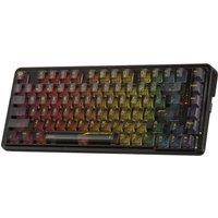 Redragon K649 PRO 78% Wireless Gasket RGB Gaming Keyboard, 3-Modes 82 Keys Full-Transparent Hot-Swap Compact Mechanical Keyboard