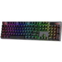 Redragon K556 PRO Upgraded Wireless RGB Gaming BT/2.4Ghz Tri-Mode Mechanical Hot-Swap Linear Quiet Red Switch Keyboard