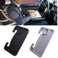 Car Steering Wheel Table Portable Dining Table Steering Wheel Mount Automobile Laptop Computer Stand Car Interior Accessories