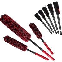Auto Tire Wheel Detailing Brushs Set Multifunctional Car Cleaning tools for Car Rim Tire Bendable
