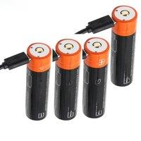 18650 Battery Li-ion 3.7v USB Rechargeable batteries 18650 2600mAh Actual High Capacity Micro USB DC-Charging Intelligent Cell
