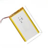 1-10pcs 3.7V 4000mAh Li Lithium Polymer Battery Lipo Cell 6050105 For Power Bank E-Book PDA MID PSP Player Device IPTV Tablet PC