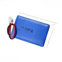 7.4v polymer battery With XH2.54 1000mAh For digital camera metal detector Beauty instrument GPS locator KC certified